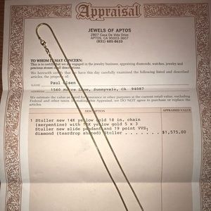 18” 14k yellow gold serpentine necklace